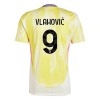 Conjunto (Camiseta+Pantalón Corto) Juventus Vlahovic 9 Segunda Equipación 2024-25 - Niño